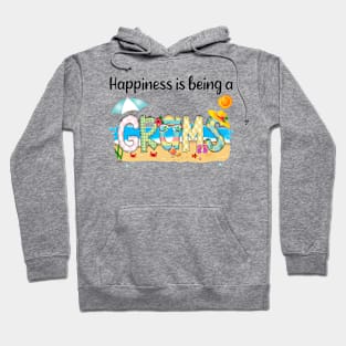 Happiness Is Being A Grams Summer Beach Happy Mother's Day Hoodie